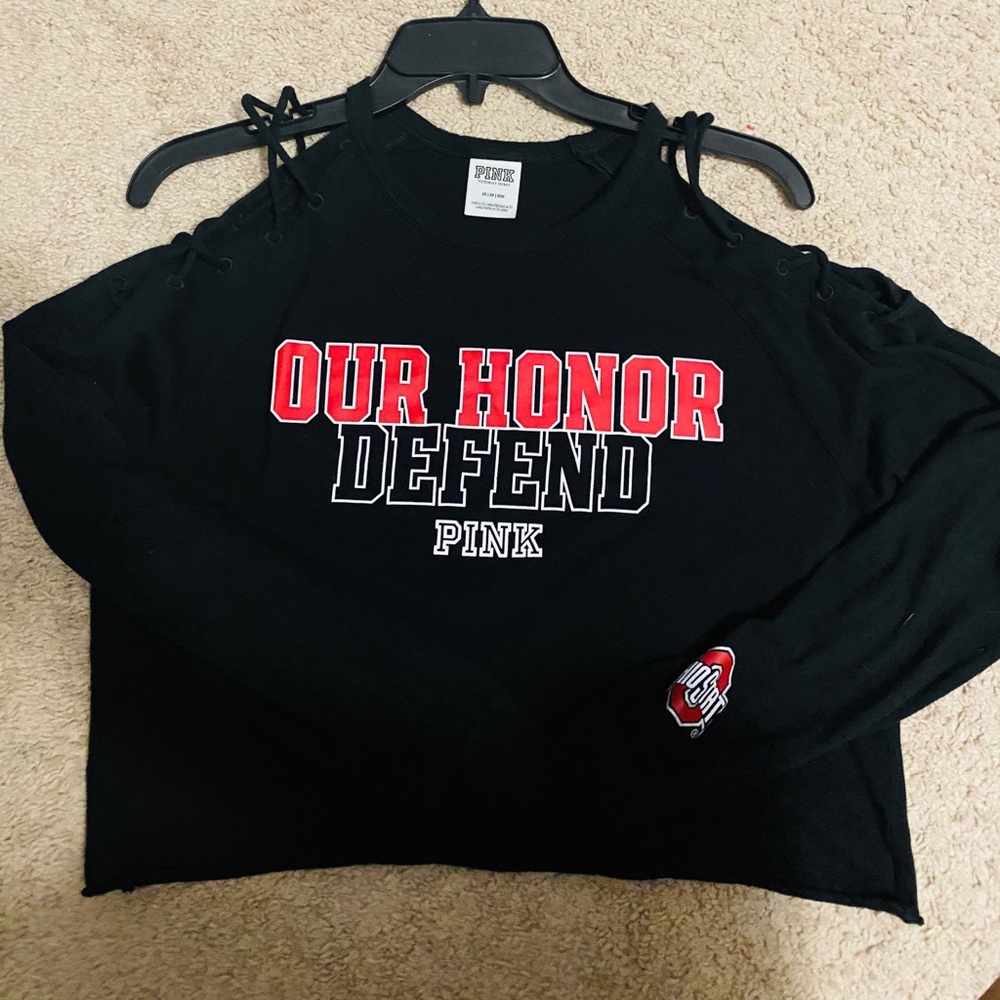 Our Honor Defend PINK long sleeve tee